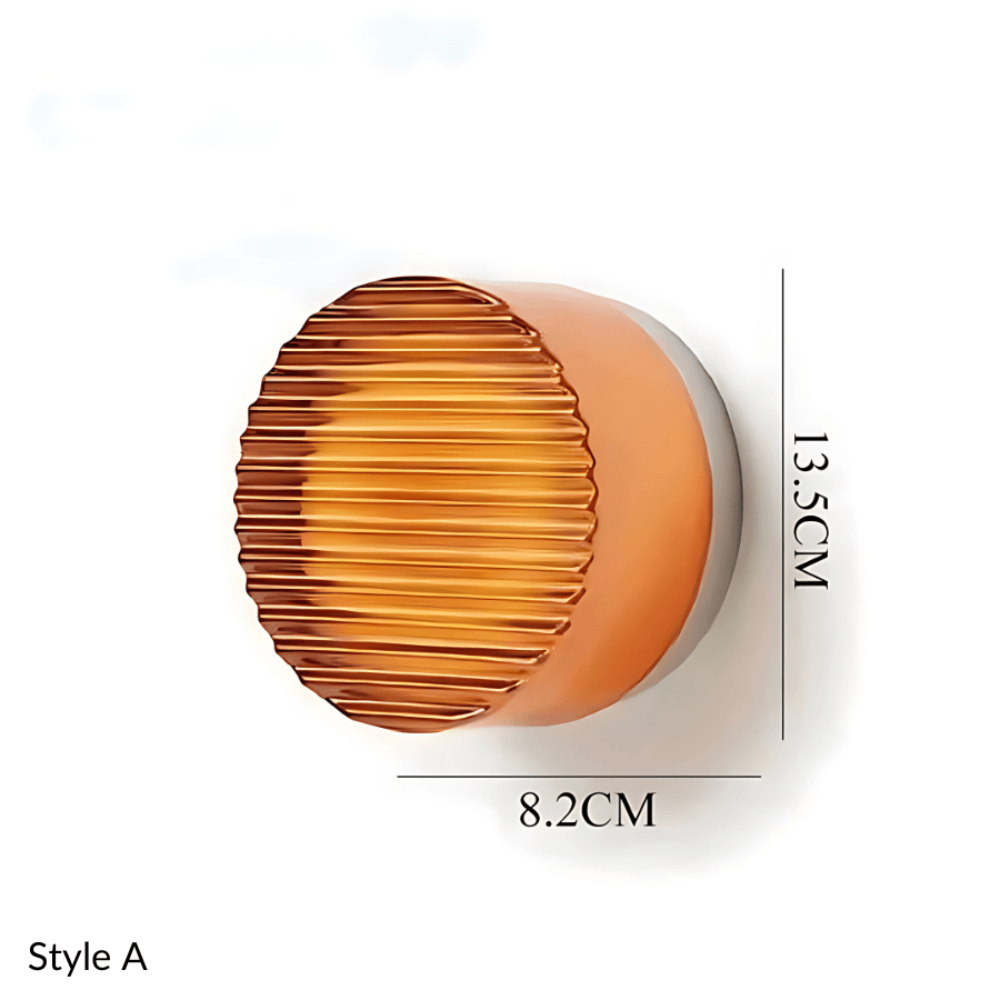 LumaRing – Moderne runde LED-Wandleuchte für stilvolle Räume