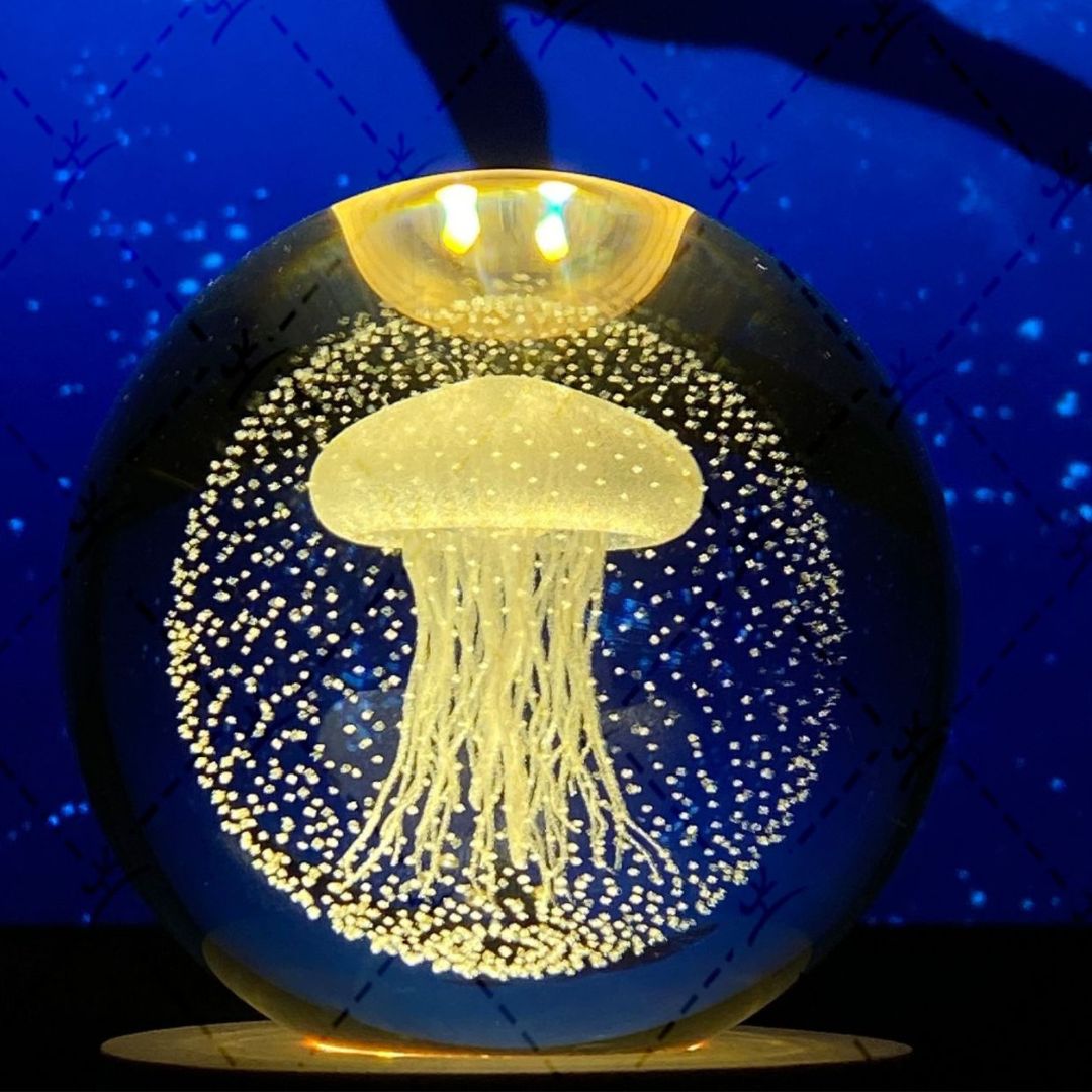 LumaSphere – LED-Kristallkugel für entspannende Abende