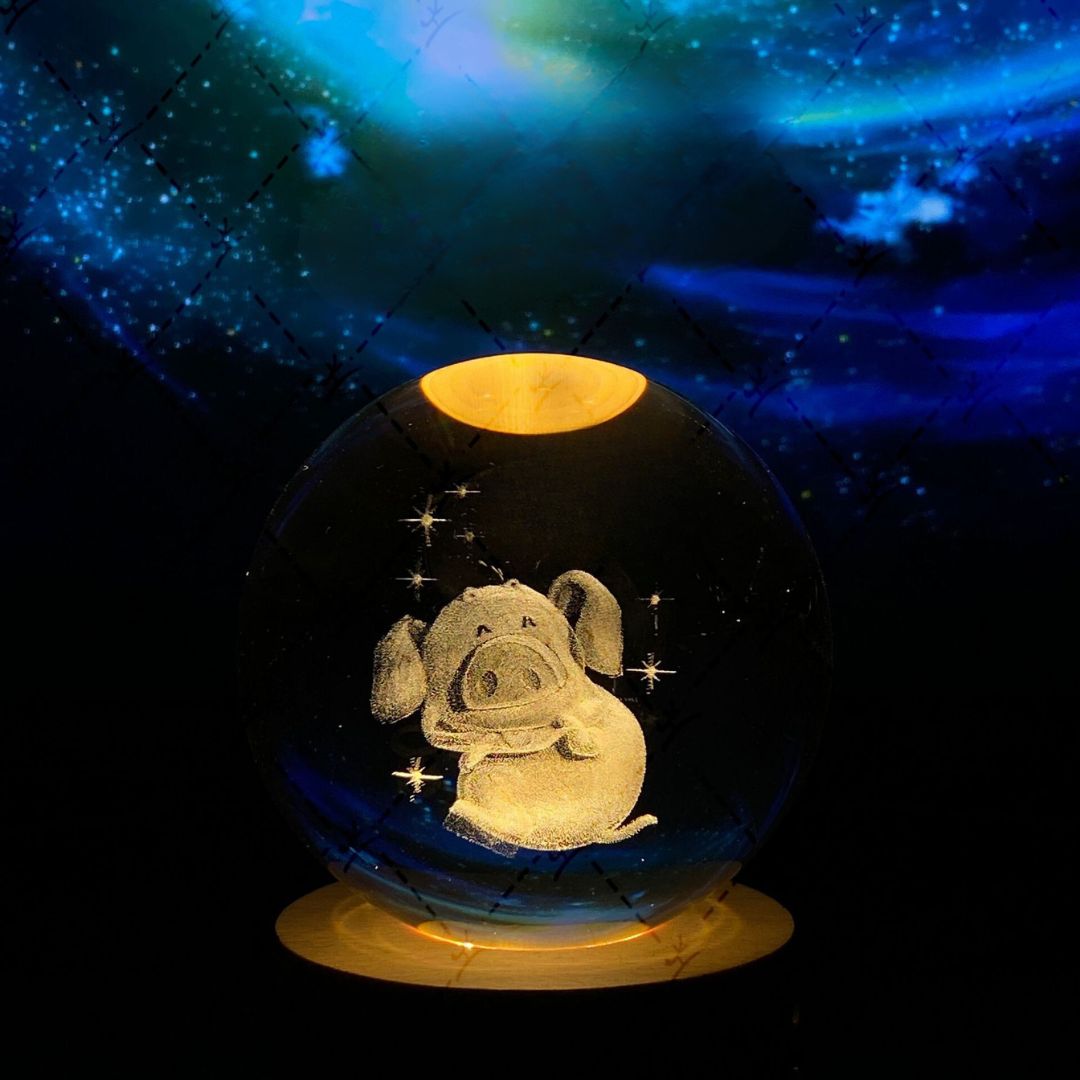 LumaSphere – LED-Kristallkugel für entspannende Abende