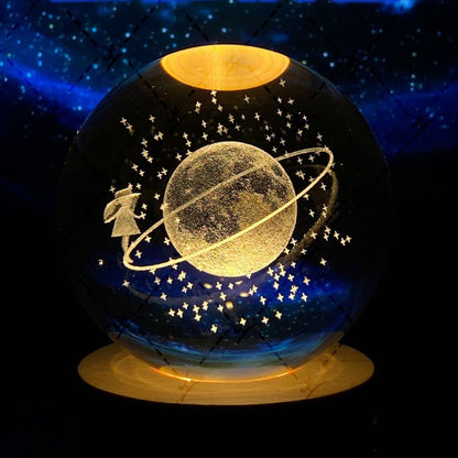 LumaSphere – LED-Kristallkugel für entspannende Abende