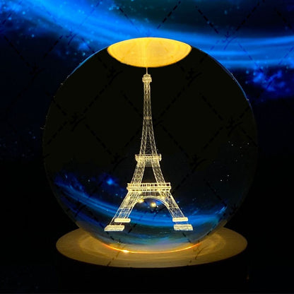 LumaSphere – LED-Kristallkugel für entspannende Abende