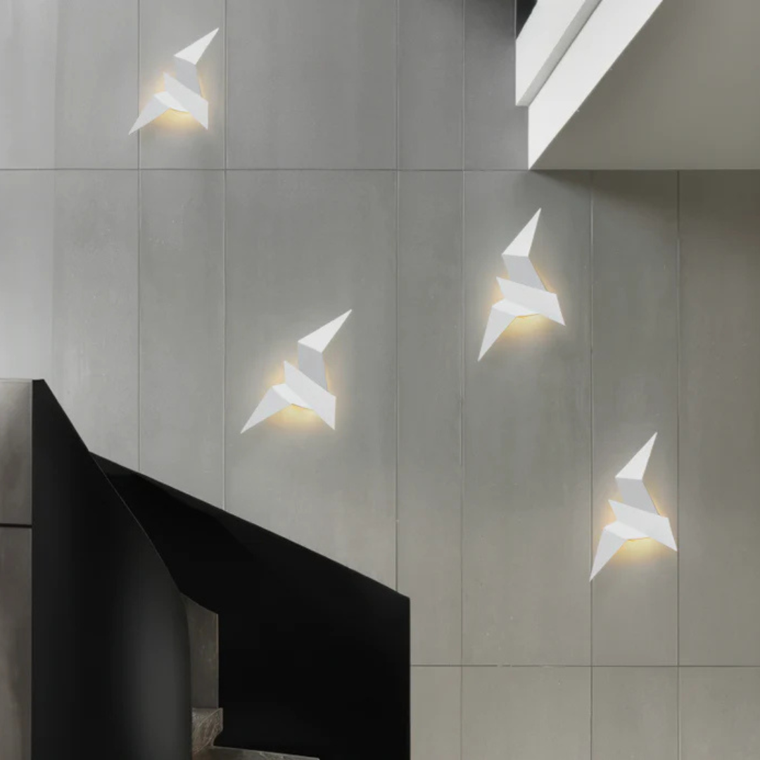 Origami – Einzigartige LED-Wandleuchte im Origami-Design