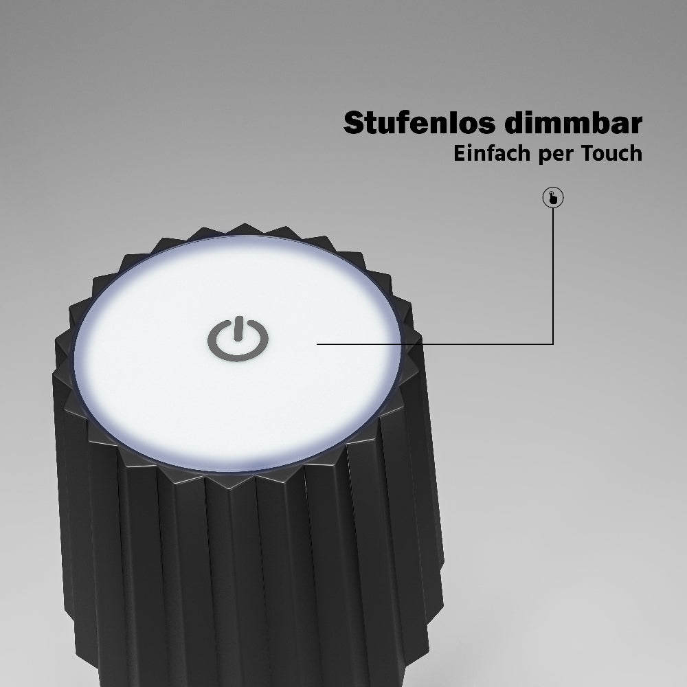 AstraGlow – Tragbare LED-Tischleuchte mit Touch-Dimmer