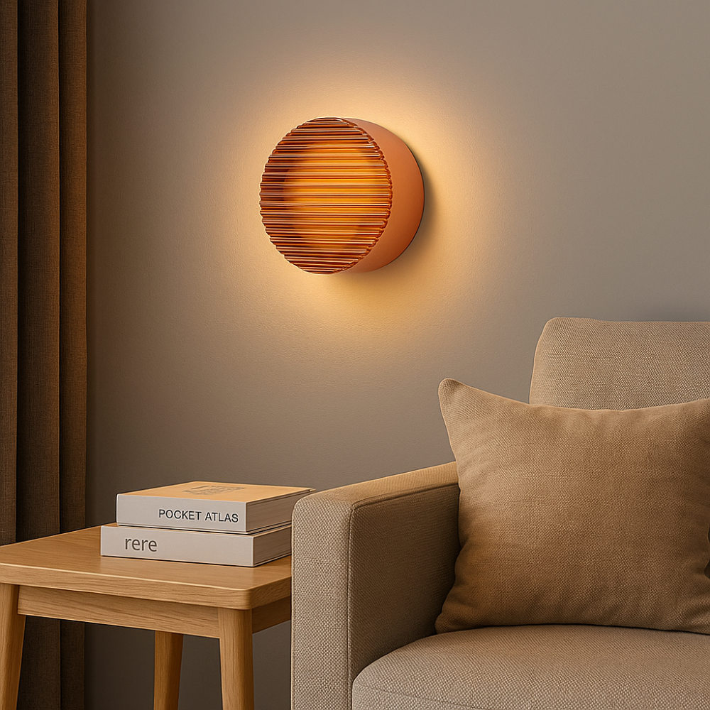 LumaRing – Moderne runde LED-Wandleuchte für stilvolle Räume