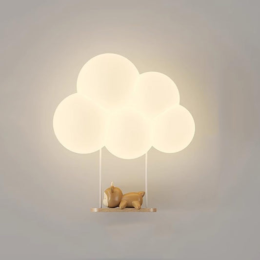 CloudyLight LED-Wolkenlampe – Sanftes Nachtlicht für Kinderzimmer