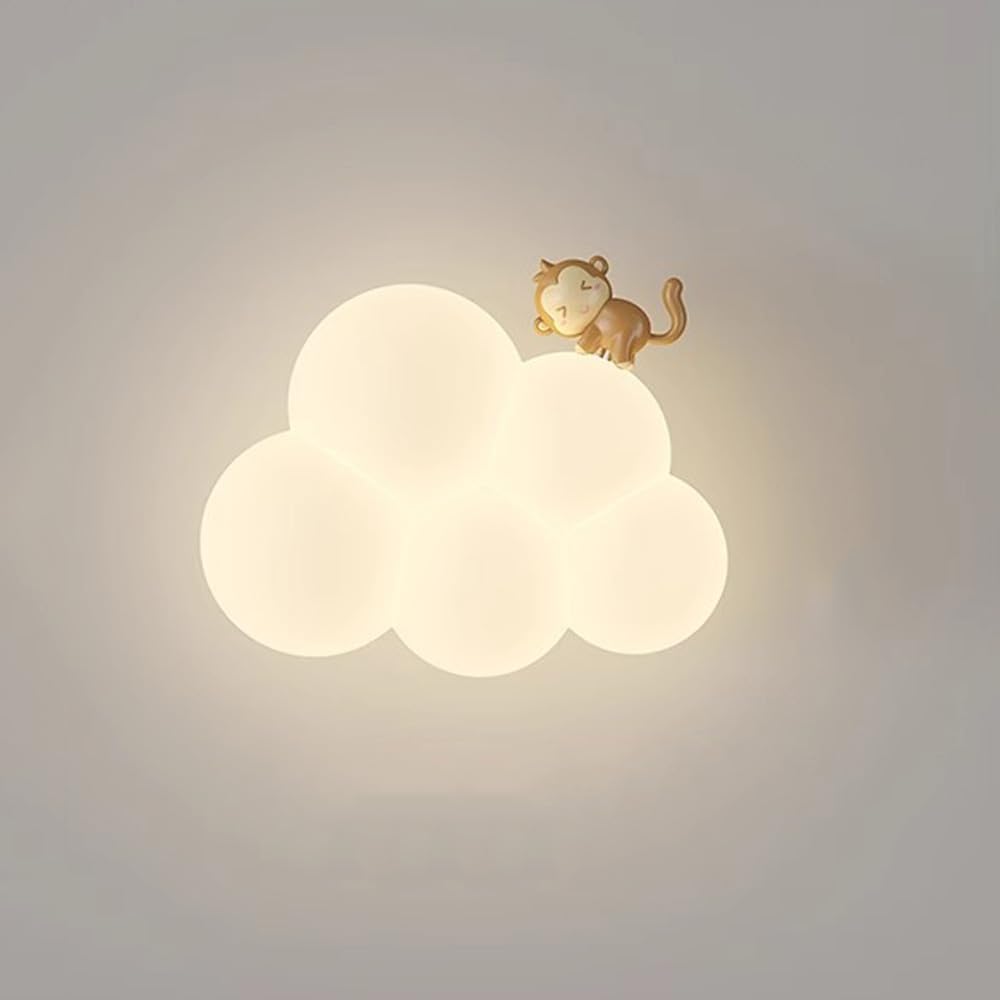 CloudyLight LED-Wolkenlampe – Sanftes Nachtlicht für Kinderzimmer