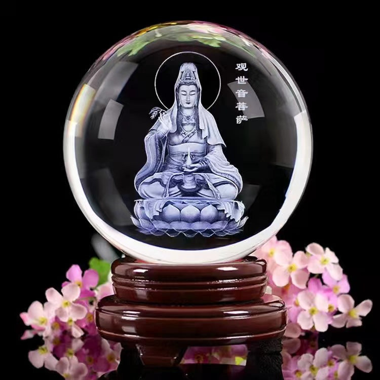 LumaSphere – LED-Kristallkugel für entspannende Abende