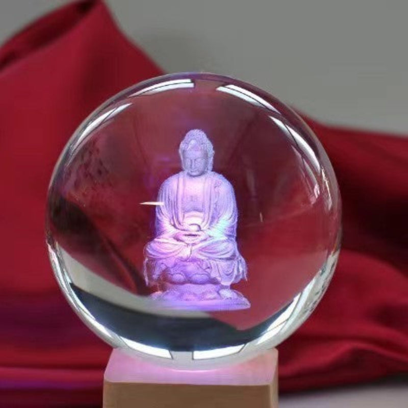 LumaSphere – LED-Kristallkugel für entspannende Abende