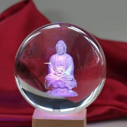 LumaSphere – LED-Kristallkugel für entspannende Abende