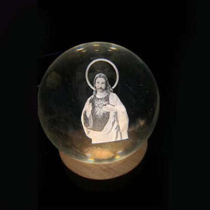 LumaSphere – LED-Kristallkugel für entspannende Abende