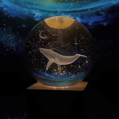 LumaSphere – LED-Kristallkugel für entspannende Abende