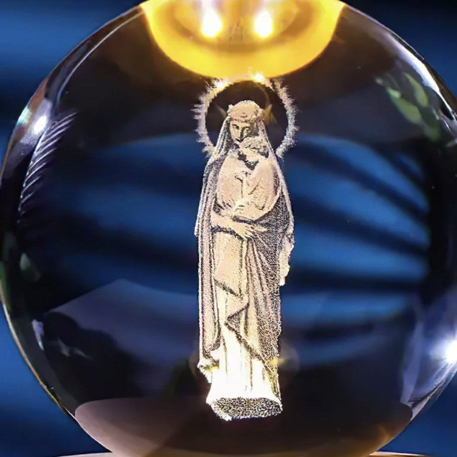 LumaSphere – LED-Kristallkugel für entspannende Abende