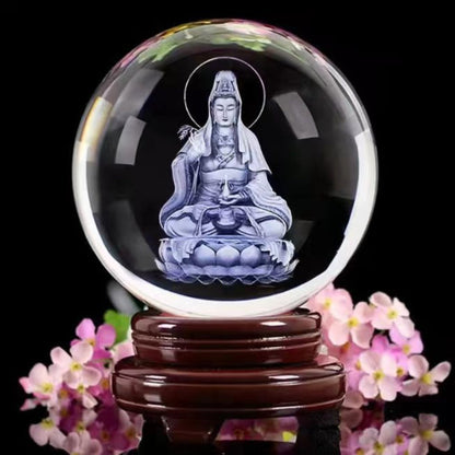 LumaSphere – LED-Kristallkugel für entspannende Abende