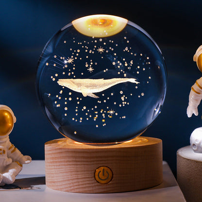 LumaSphere – LED-Kristallkugel für entspannende Abende