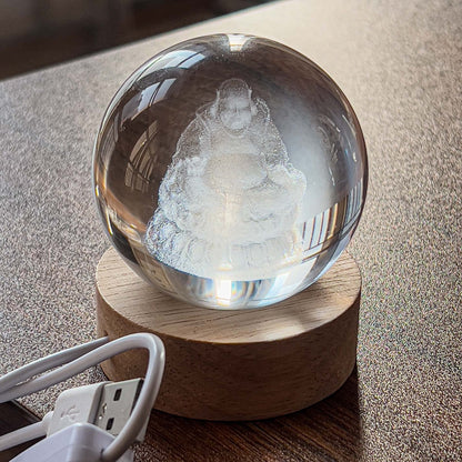 LumaSphere – LED-Kristallkugel für entspannende Abende