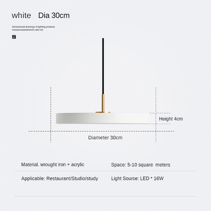 Circo LED-Deckenpendel – Zeitgemäße runde LED-Leuchte für modernes Wohnen
