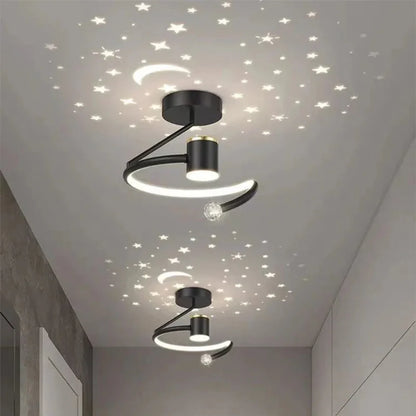 StellaGlow - Dimmbare LED-Deckenleuchte mit Sternenhimmel-Effekt