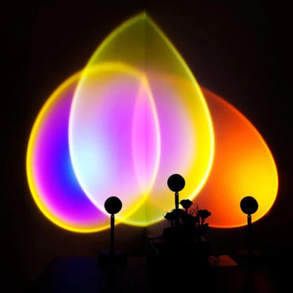 LumiGlow Sonnenuntergangsprojektor – Golden Hour Licht für Zuhause